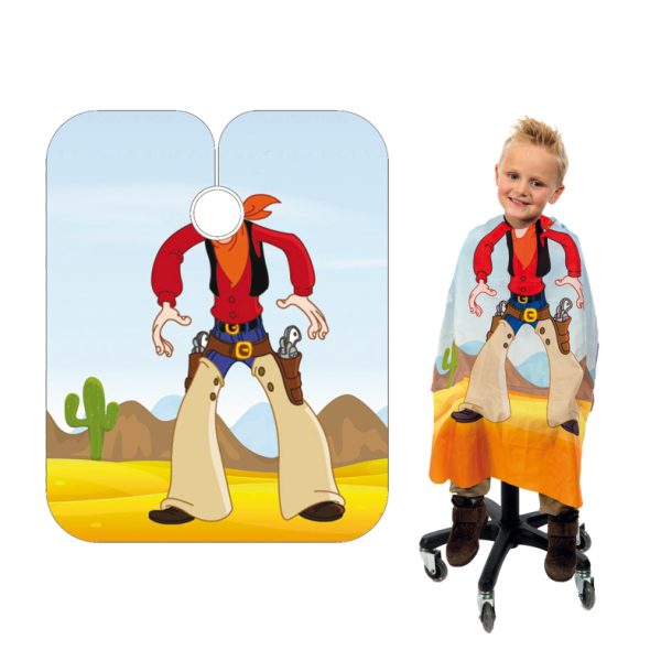 Capa infantil cowboy