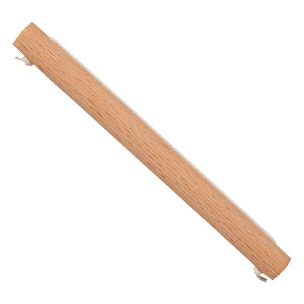 Bigudies 12mm afro largo madera 10 unidades