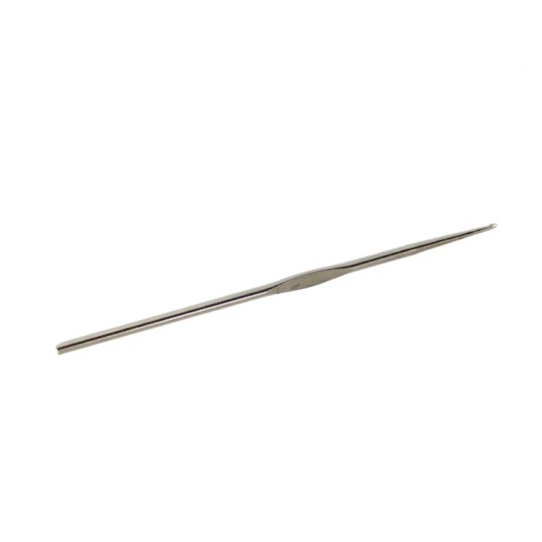 Ganchillo metalico para mechas 1 unidad