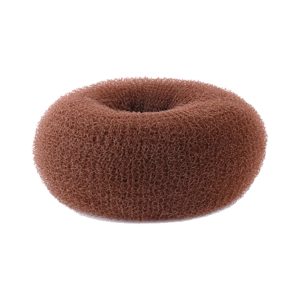 Relleno moño donut grande castaño 11 cm
