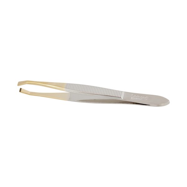 Pinza beq solingen punta oro estrecha 7,5 cm.