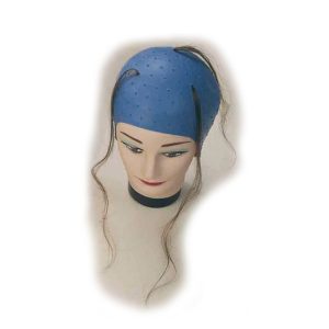 Gorro mechas azul
