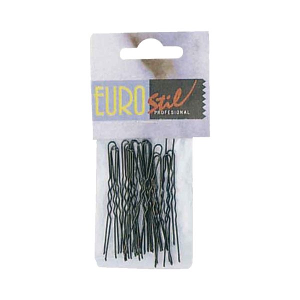 Horquillas invisibles 5,5 cms bolsa 20 unid. negra