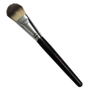 Pincel de maquillaje fluido mango madera