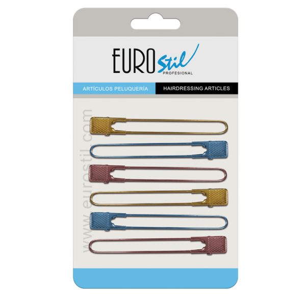 Pinzas  separadora metalica colores 6 unidades