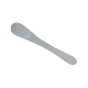 Espatula acetato crema doble 17,5 cm.