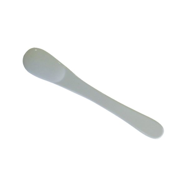 Espatula acetato crema doble 17,5 cm.