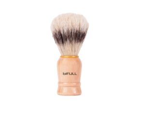 Brocha de afeitar pelo de cerda natural mango