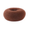 Relleno moño donut grande castaño 11 cm