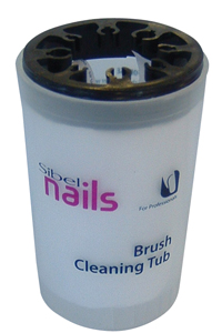 Brush cleaning tub  bote para limpiar pinceles