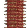Tubos velcro rojo 13mm (6 uds)