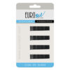 Carton 24 clips ondulados 5 cms. negra