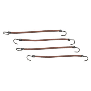 Gomas coletero marrones 12 unid.