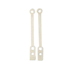Gomas bigudies planas largas 50 unid.