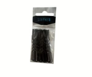 Horquillas onduladas 6 cms. paquete 26 unds negra