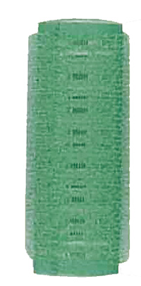 Tubos velcro verde 21mm (6 uds)