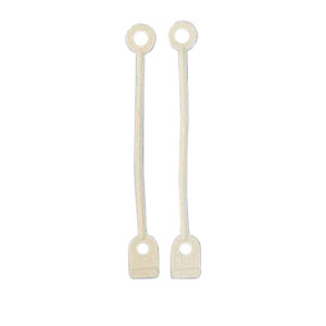 Gomas bigudies redondas largas tipo w 50 unid.