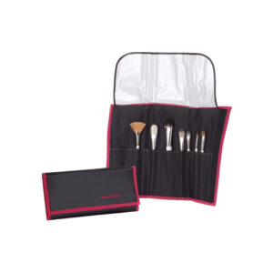 Martora manta pinceles negra roja mediana (vacia)