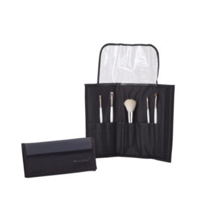 Martora manta pinceles gris negra pequeña (vacia)