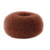 Relleno moño donut mediano castaño 9 cm
