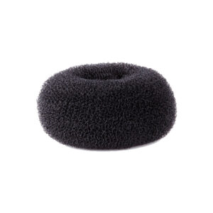 Relleno moño donut mediano negro 9 cm