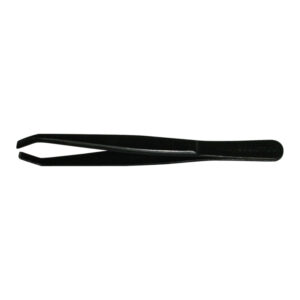 Pinza 3 claveles estrecha negra 90 mm.