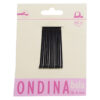 Clips ondina 5 cms. paquete 12 unid. negra