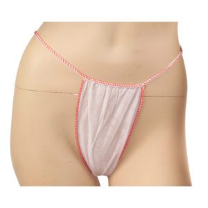 Tanga polipropileno femenino mini blanco envase